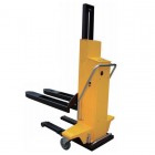 Self loading electric stacker